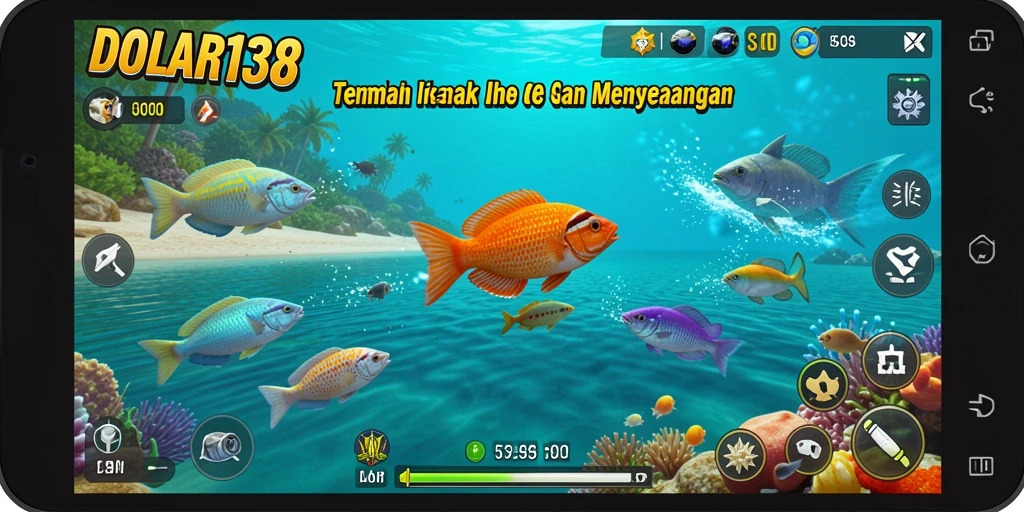 Gameplay seru DOLAR138 dengan ikan yang berwarna-warni.