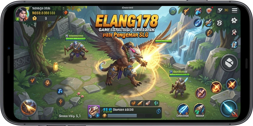 Tampilan gameplay ELANG178 dengan strategi dan pertempuran yang menarik.
