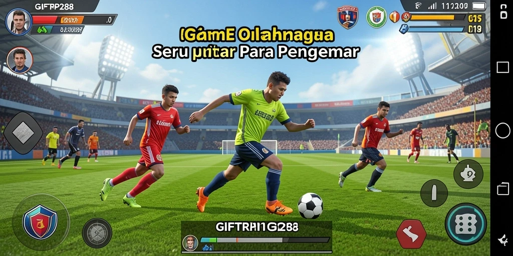 Tampilan gameplay mendebarkan dari GIFTRP288 dengan aksi olahraga yang seru.