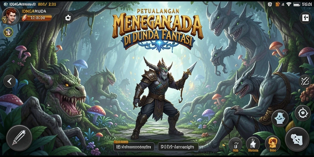 Gameplay epic IDNGARUDA dengan tantangan menegangkan.