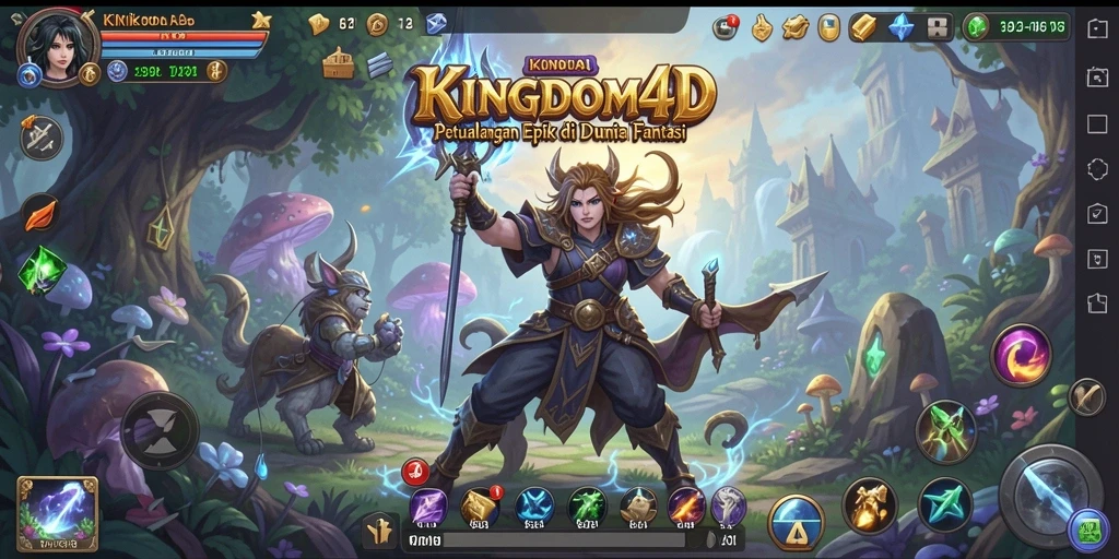 Tampilan gameplay KINGDOM4D yang menakjubkan dan penuh aksi.