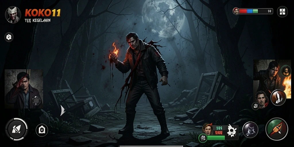 Gameplay KOKO11 yang mencekam dan penuh ketegangan.