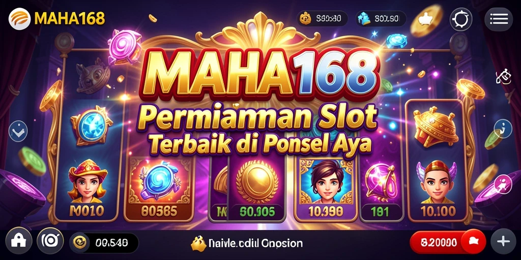 Tampilan gameplay Slot yang menarik di MAHA168 dengan berbagai tema.
