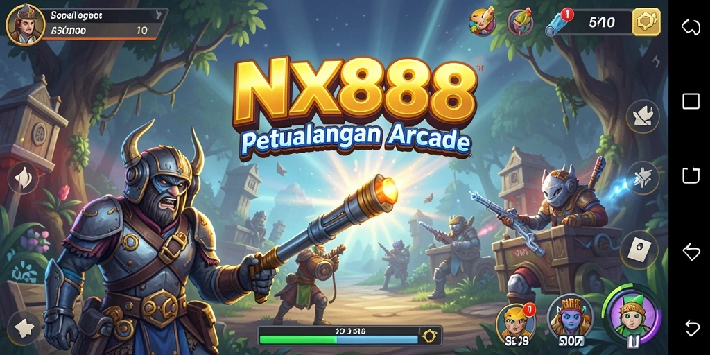Screenshot gameplay NX888 menampilkan aksi penuh tantangan dan keseruan.