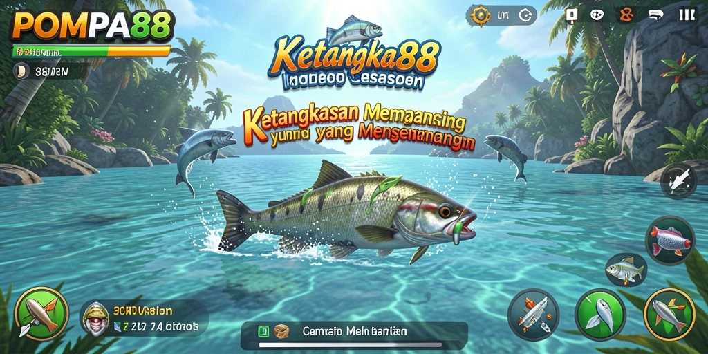 Tangkapan ikan menakjubkan dalam POMPA88 dengan grafis yang memukau.