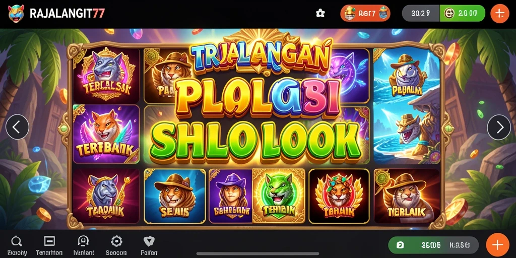 Tampilan gameplay yang menarik dari RAJALANGIT77 saat dimainkan.