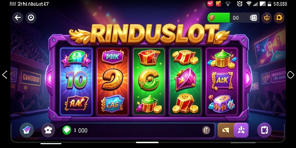 Tampilan menarik dari gameplay RINDUSLOT yang seru dan mendebarkan.
