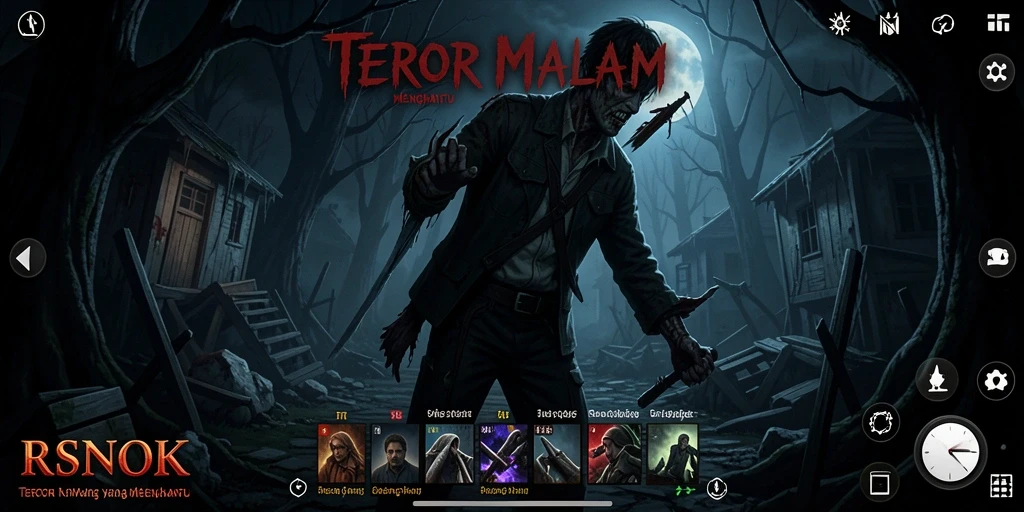 Menampilkan gameplay horor yang mendebarkan dan menyeramkan.