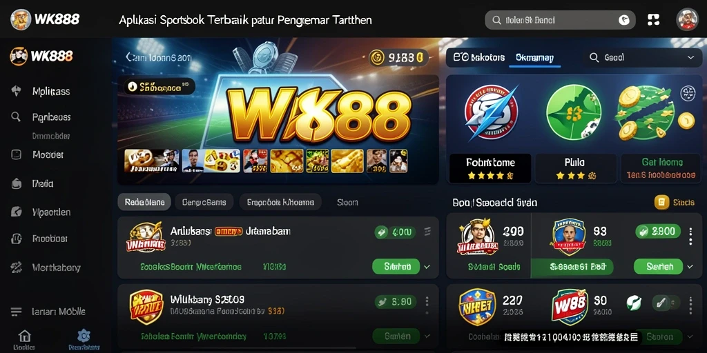 Tampilan menarik dari gameplay Sportsbook WK888 yang penuh aksi.